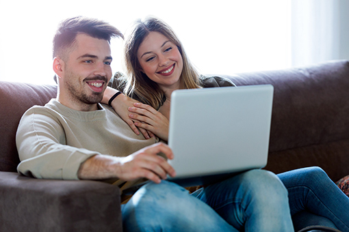Couple Attending Online Marriage Counseling for Christian Couples in Jacksonville FL