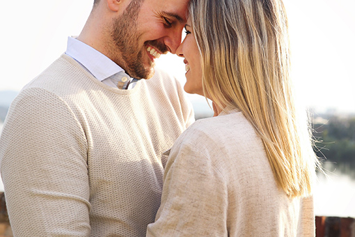Tampa Couple Being Sweet To Each Other After Completing Marriage Counseling